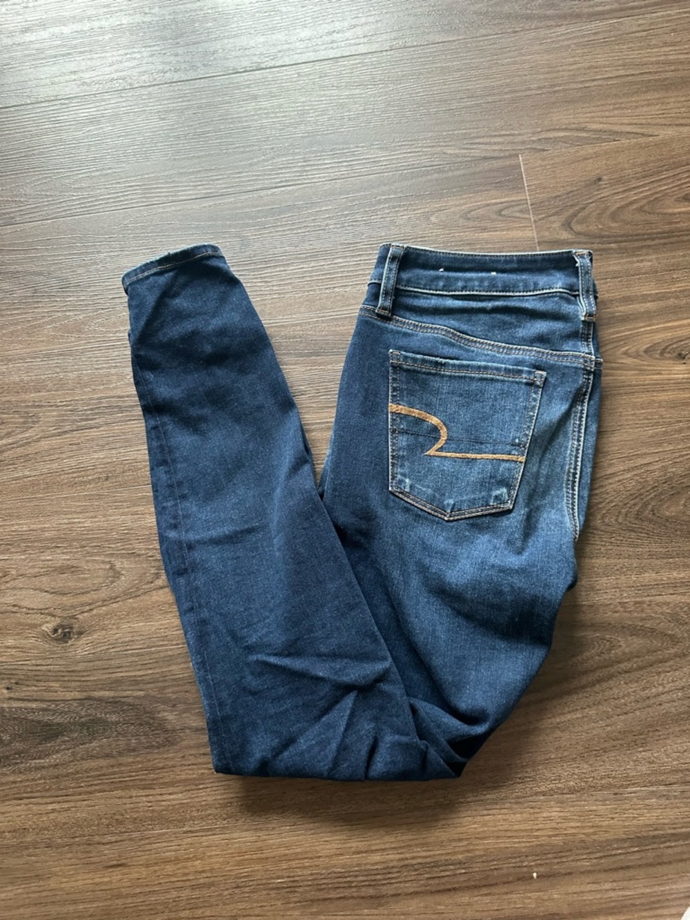 American Eagle Outfitters Size 4 Dark Indigo Skinny Jeans